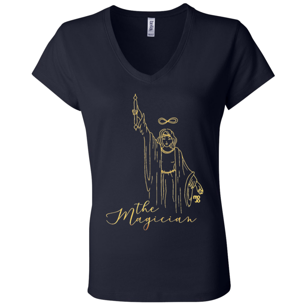 The Magician Ladies' Tarot V-Neck T-Shirt