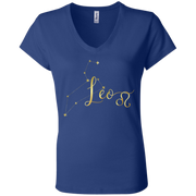 Leo Ladies' Astrology V-Neck T-Shirt