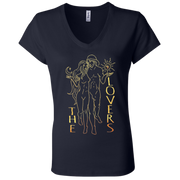 The Lovers Ladies' Tarot V-Neck T-Shirt