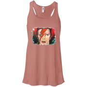 David Bowie Flowy Racerback Tank