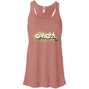 Cancer  Flowy Racerback Tank
