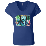 Jimi Hendrix Ladies' Astrology V-Neck T-Shirt