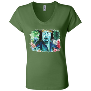 Jimi Hendrix Ladies' Astrology V-Neck T-Shirt