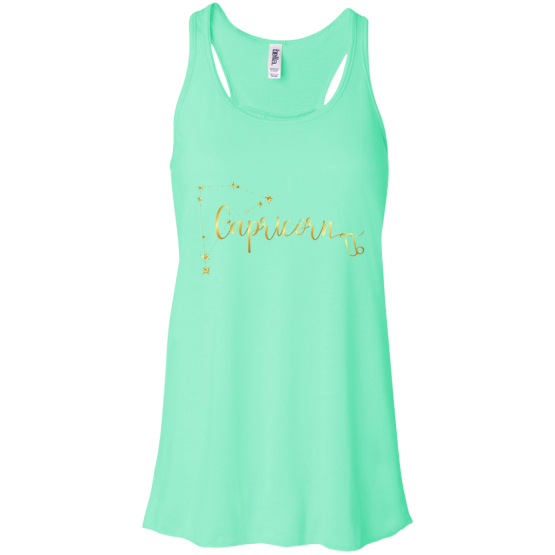 Capricorn Flowy Racerback Tank