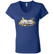 Aries Ladies' Astrology V-Neck T-Shirt