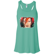 David Bowie Flowy Racerback Tank
