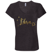 Libra Ladies' Astrology V-Neck T-Shirt