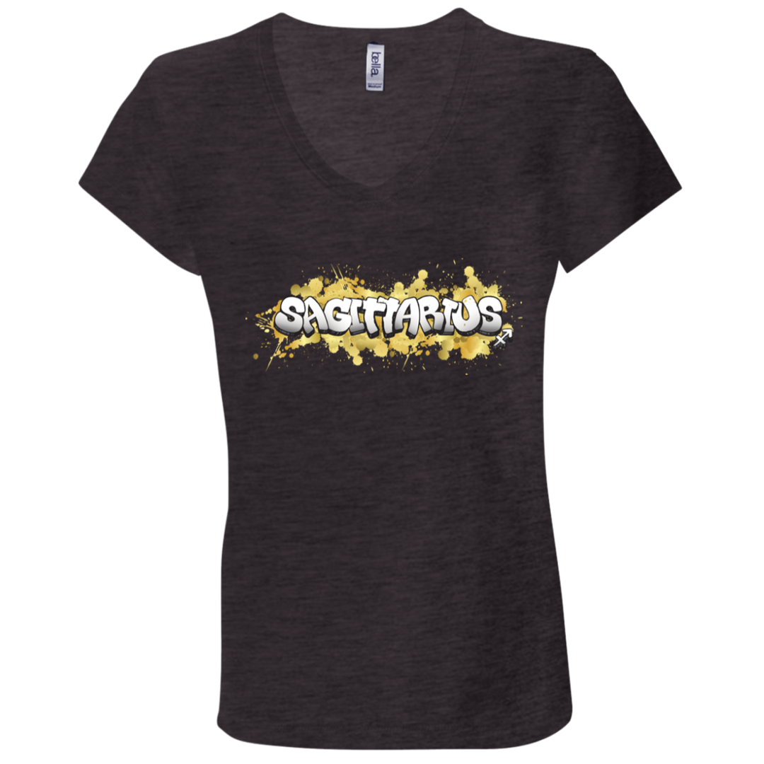 Sagittarius Ladies' Astrology V-Neck T-Shirt