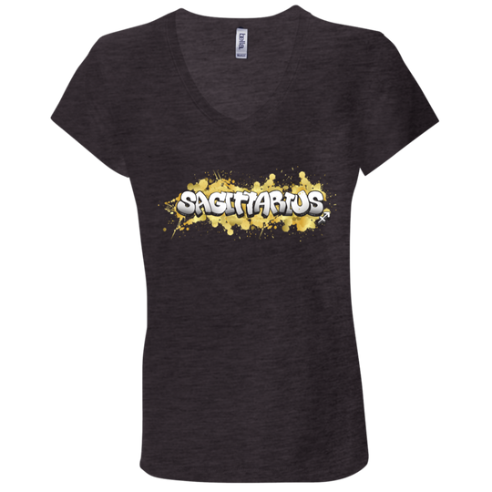 Sagittarius Ladies' Astrology V-Neck T-Shirt