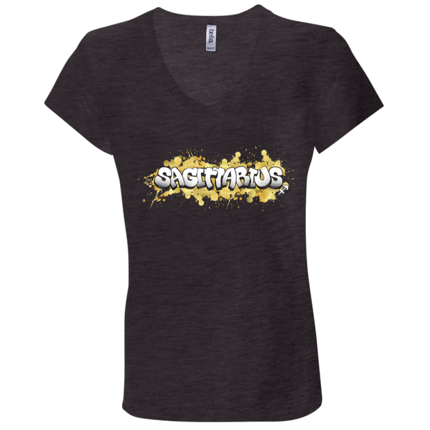 Sagittarius Ladies' Astrology V-Neck T-Shirt