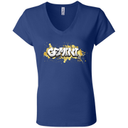 Gemini Ladies' Astrology V-Neck T-Shirt
