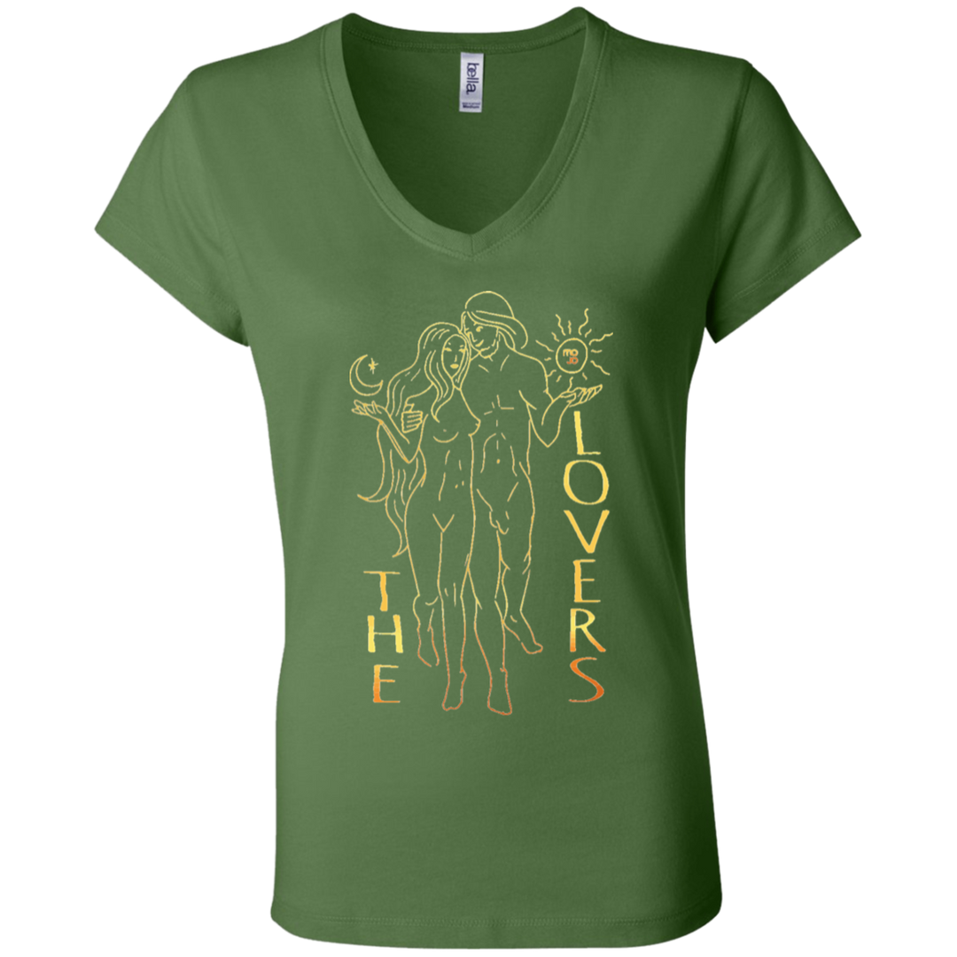 The Lovers Ladies' Tarot V-Neck T-Shirt