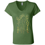 The Lovers Ladies' Tarot V-Neck T-Shirt
