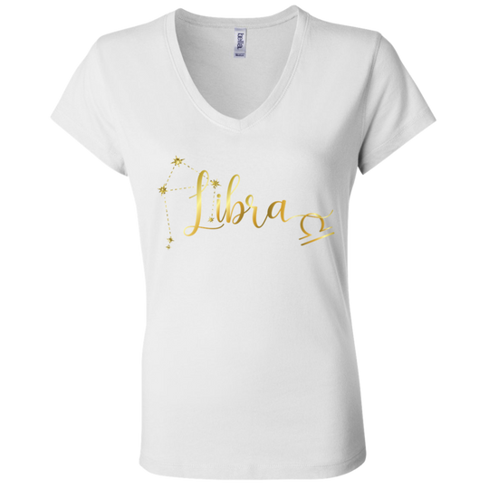 Libra Ladies' Astrology V-Neck T-Shirt