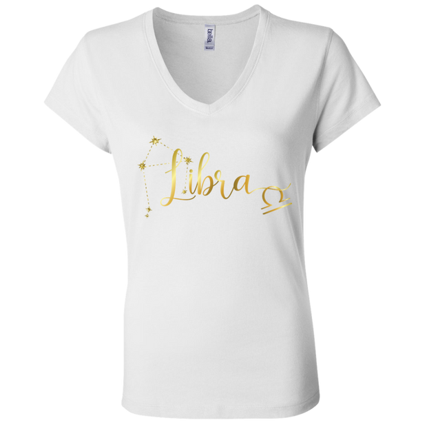 Libra Ladies' Astrology V-Neck T-Shirt
