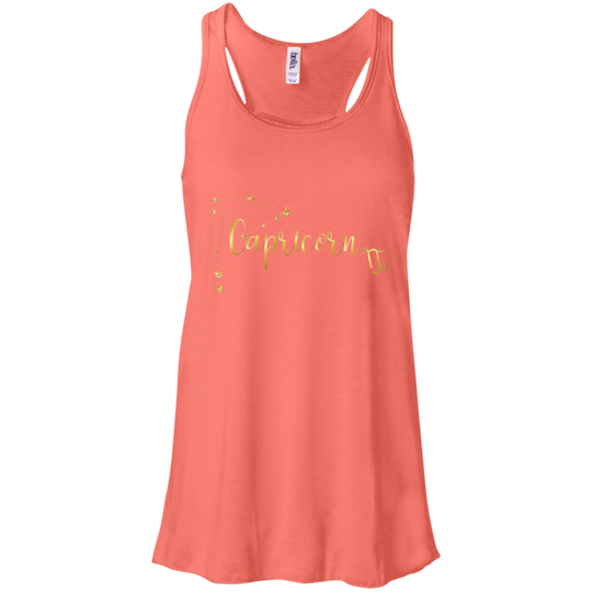 Capricorn Flowy Racerback Tank