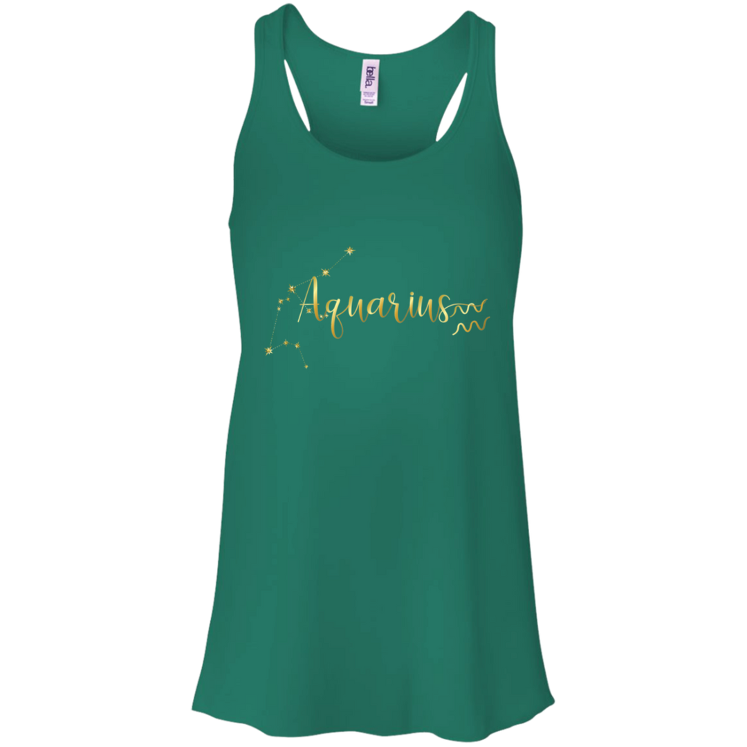 Aquarius  Flowy Racerback Tank