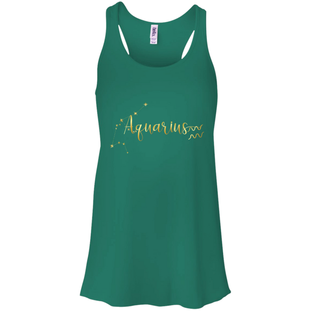 Aquarius  Flowy Racerback Tank