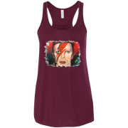 David Bowie Flowy Racerback Tank