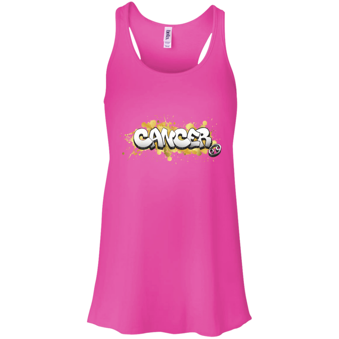 Cancer  Flowy Racerback Tank