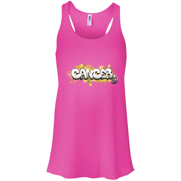 Cancer  Flowy Racerback Tank