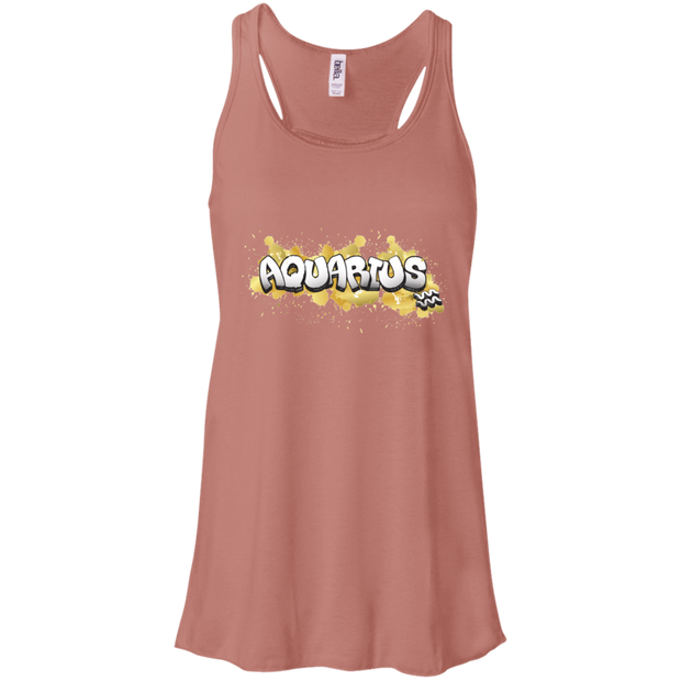 Aquarius Flowy Racerback Tank