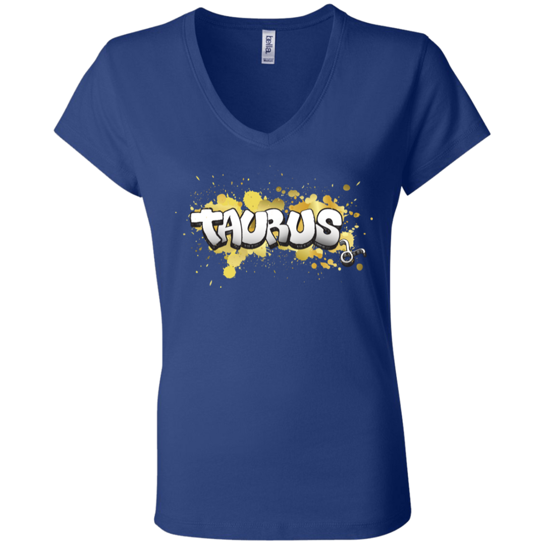 Taurus Ladies' Astrology V-Neck T-Shirt