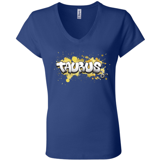 Taurus Ladies' Astrology V-Neck T-Shirt