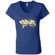 Taurus Ladies' Astrology V-Neck T-Shirt