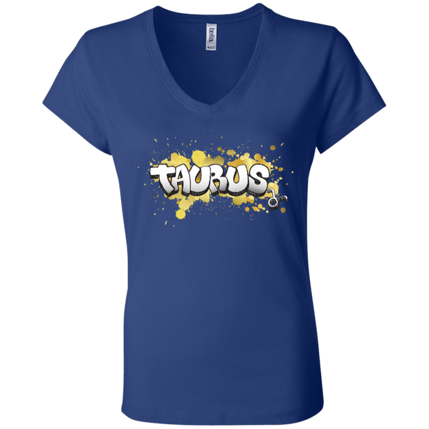 Taurus Ladies' Astrology V-Neck T-Shirt