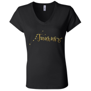 Taurus Ladies' Astrology V-Neck T-Shirt