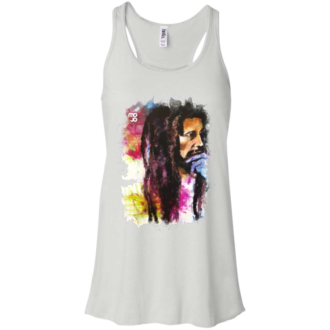 Bob Marley Flowy Racerback Tank