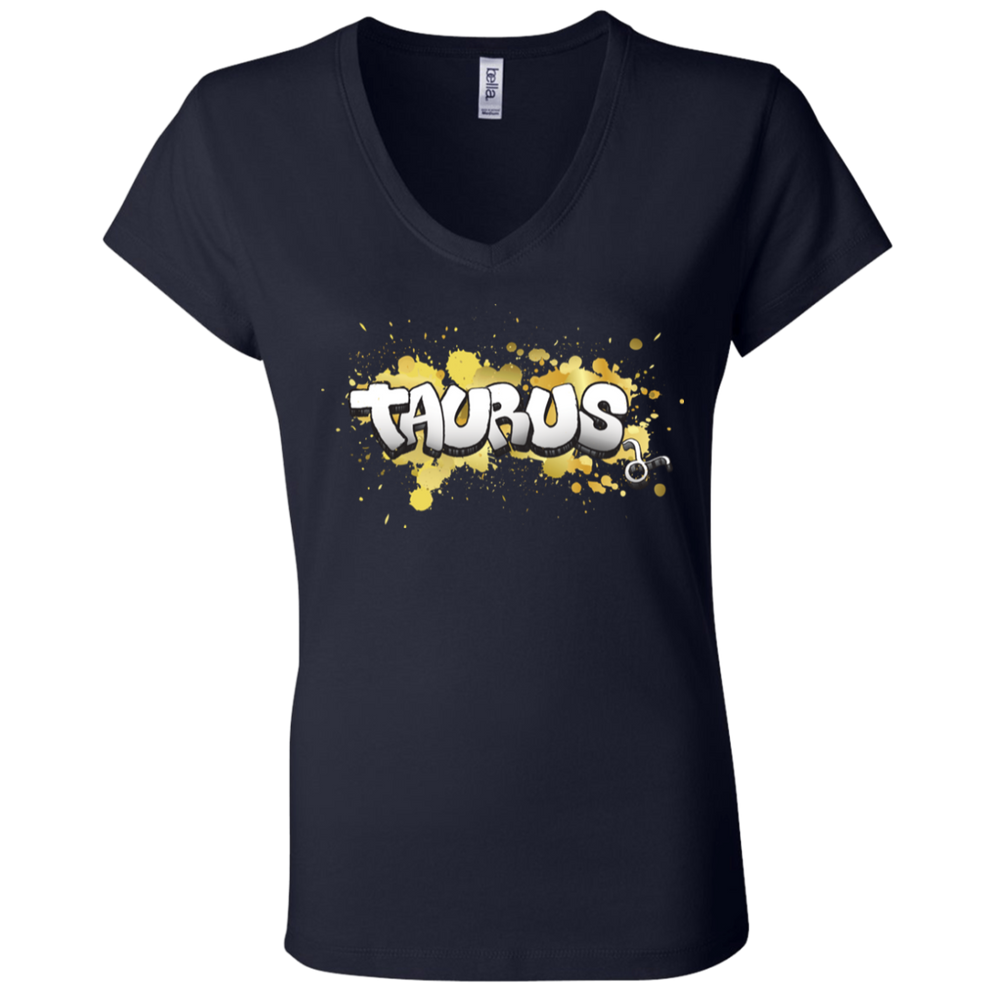 Taurus Ladies' Astrology V-Neck T-Shirt