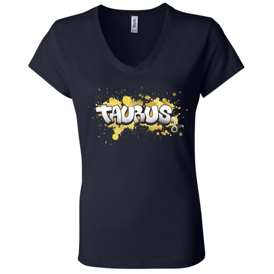 Taurus Ladies' Astrology V-Neck T-Shirt