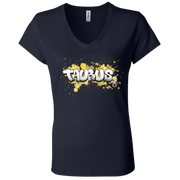 Taurus Ladies' Astrology V-Neck T-Shirt