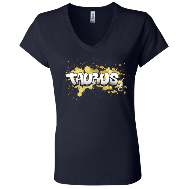 Taurus Ladies' Astrology V-Neck T-Shirt