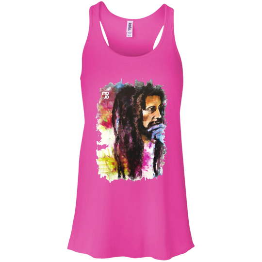 Bob Marley Flowy Racerback Tank