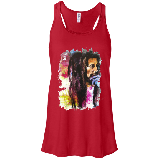 Bob Marley Flowy Racerback Tank