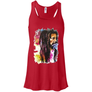 Bob Marley Flowy Racerback Tank