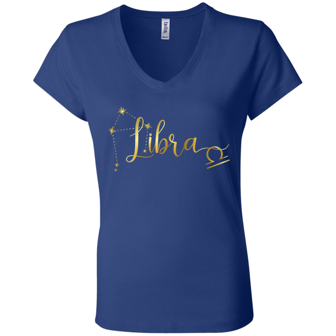 Libra Ladies' Astrology V-Neck T-Shirt