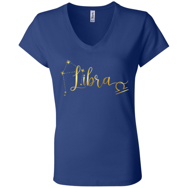 Libra Ladies' Astrology V-Neck T-Shirt