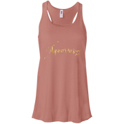 Aquarius  Flowy Racerback Tank