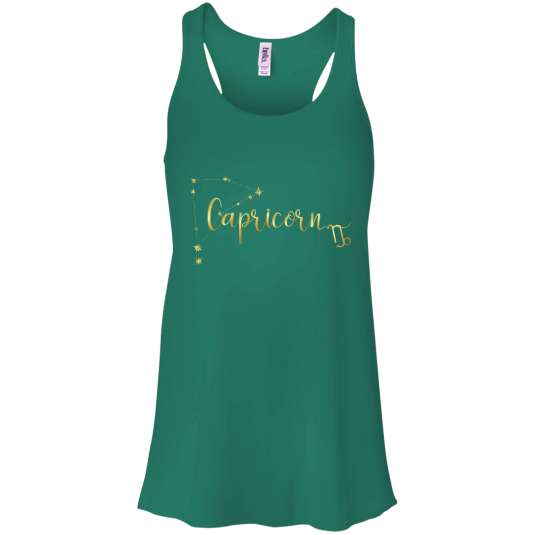 Capricorn Flowy Racerback Tank