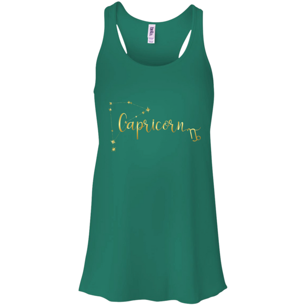 Capricorn Flowy Racerback Tank