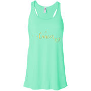 Cancer Flowy Racerback Tank