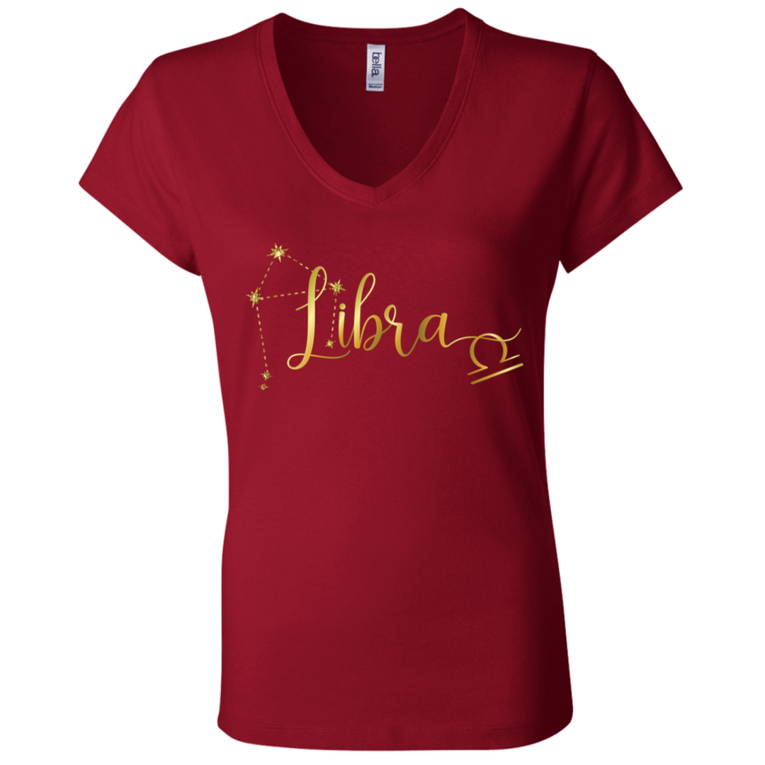 Libra Ladies' Astrology V-Neck T-Shirt
