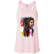 Bob Marley Flowy Racerback Tank