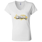 Gemini Ladies' Astrology V-Neck T-Shirt
