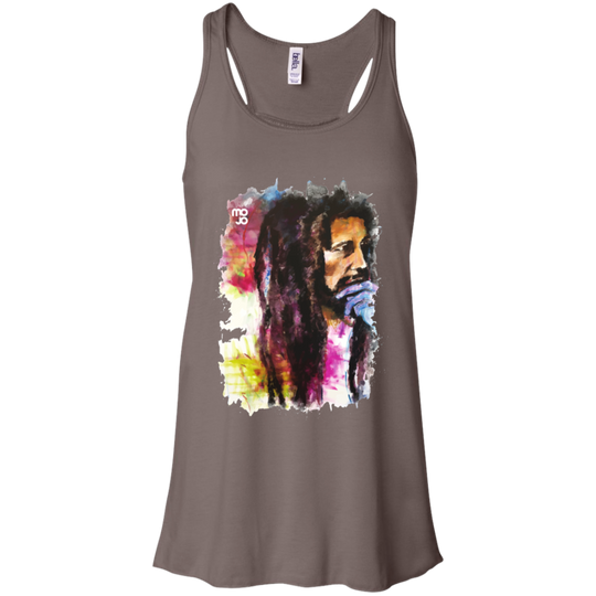 Bob Marley Flowy Racerback Tank