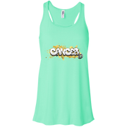 Cancer  Flowy Racerback Tank